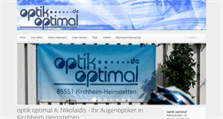 Desktop Screenshot of optik-optimal.de
